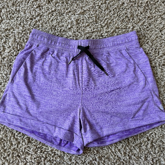 Born Primitive Lounge Shorts Purple Heather Soft Size Large Relax Comfort - Picture 2 of 8